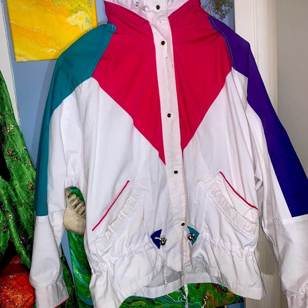 vintage 90 pattern jacket size M